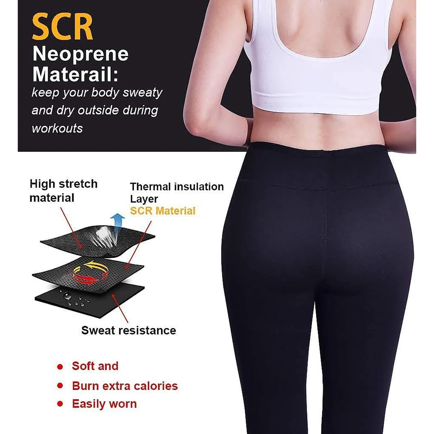 Ladies Super Sweat Thermal Body Shaper Sauna Pants