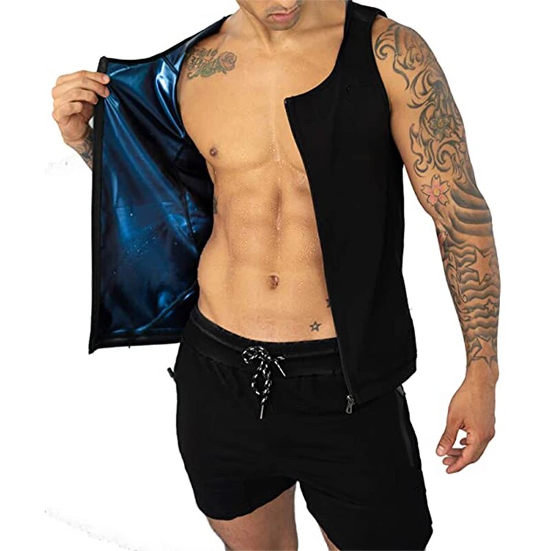 HOT!! Men Sauna Sweat Vest