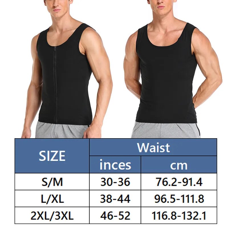 HOT!! Men Sauna Sweat Vest