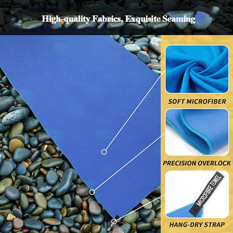 Super Absorbent Microfiber Fast Drying Beach Towels