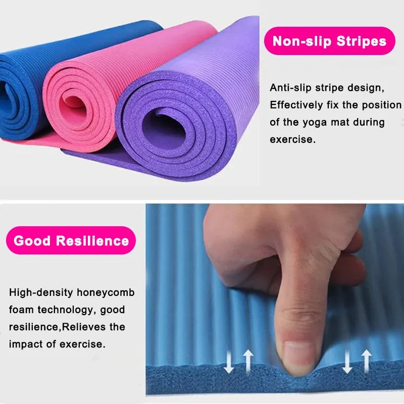 BEST SELLING!! 1.5 Cm Extra Thick Professional Yoga Mat