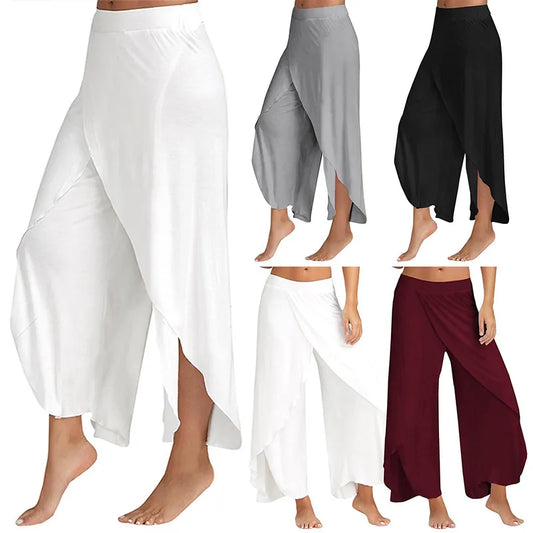 Harem Ladies Wide Leg Loose Fitness Yoga Pants