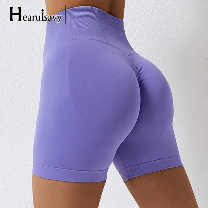 Designer Summer Ladies High Waist Gym Sports Shorts