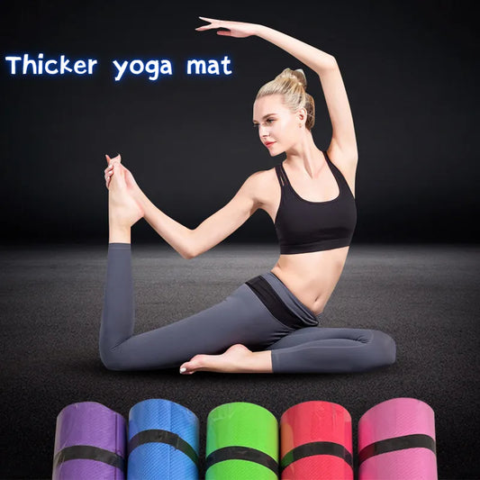 BEST SELLING!! 1.5 Cm Extra Thick Professional Yoga Mat
